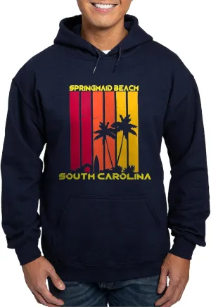 CafePress South Carolina Springmaid Beach Sweatshirt Men's Dark Rgular Fit Hoodie