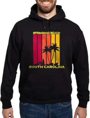 CafePress South Carolina Springmaid Beach Sweatshirt Men's Dark Rgular Fit Hoodie
