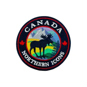 Canada iron-on embroidery patch
