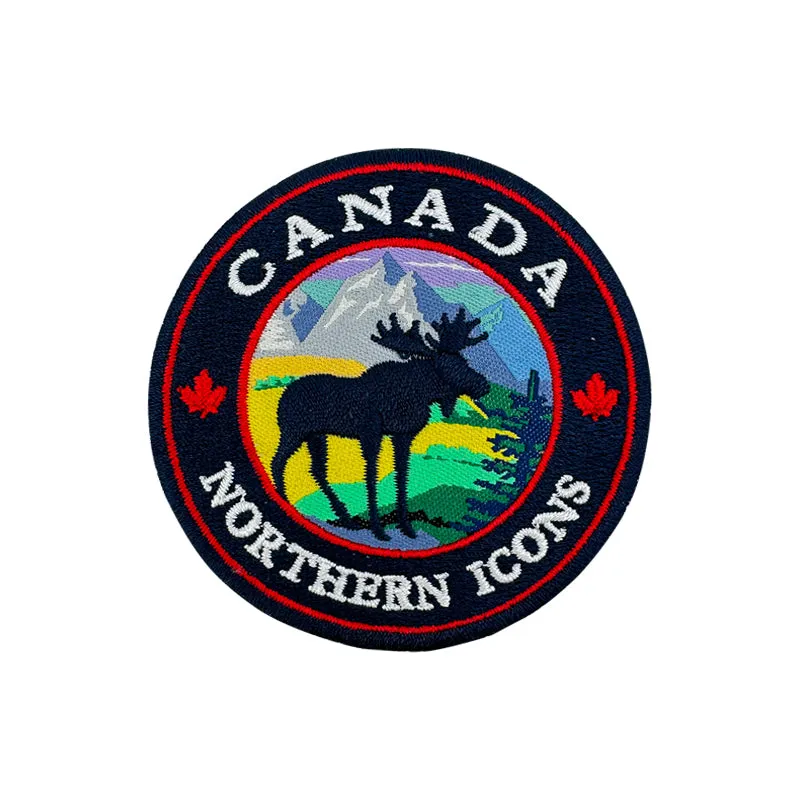Canada iron-on embroidery patch