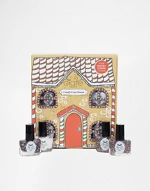 Candy Cane House 4 Festively Scented Nail Polishes