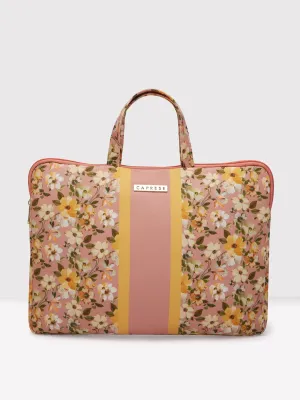 Caprese Orchid Large Yellow Laptop Sleeve Bag