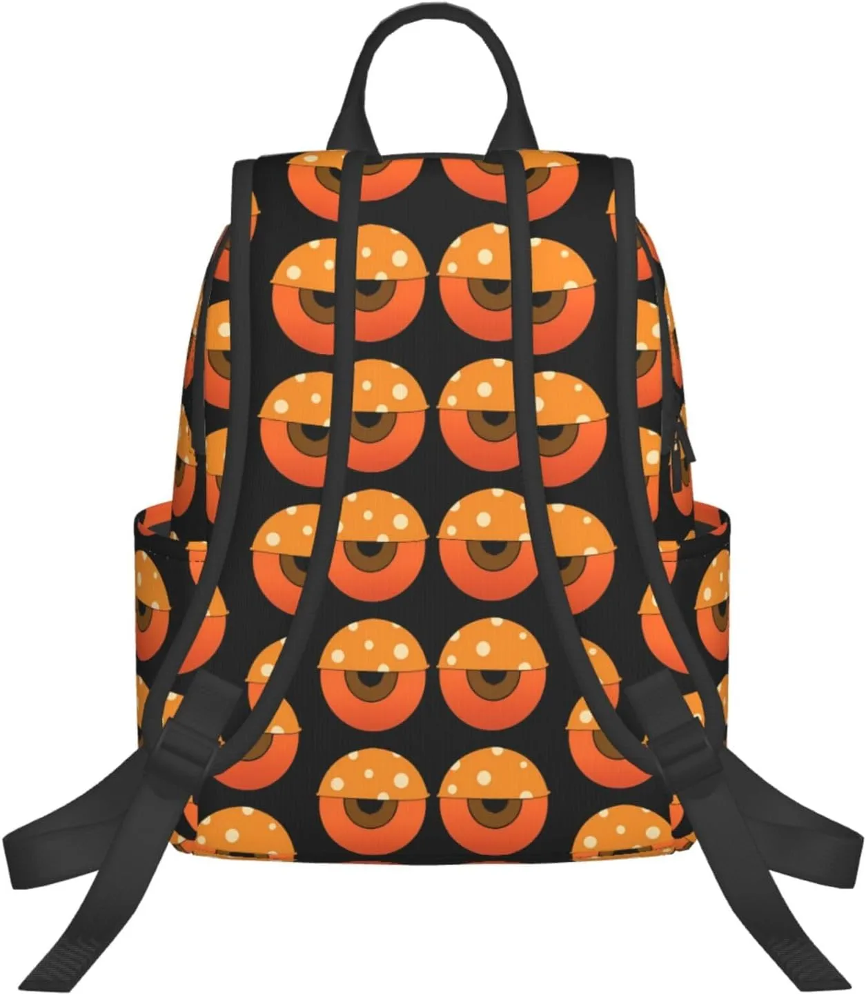 Cartoon Sleepy Eyes Casual Backpacks Large Capacity Laptop Backpack Sports Fitness Rucksack Travel Carry-On Daypack Adjustable Shoulder Strap Work Bag for Outdoor Camping