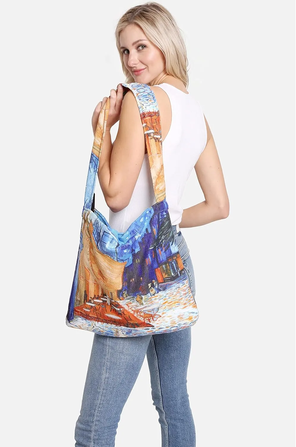 CCFW 2 in 1 Beach Travel Quick Dry Soft Feel Cotton Towels Tote Shoulder Bag
