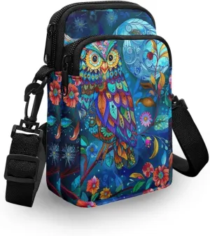 Cell Phone Purse Small Crossbody Wallet Phone Bag with Shoulder Strap Mini Messenger Bag