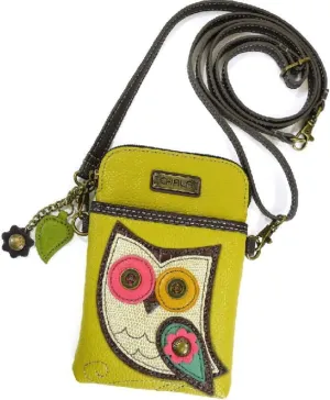 Charming Chala Hoot Hoot Owl Cell Phone Purse Mini Crossbody Bag