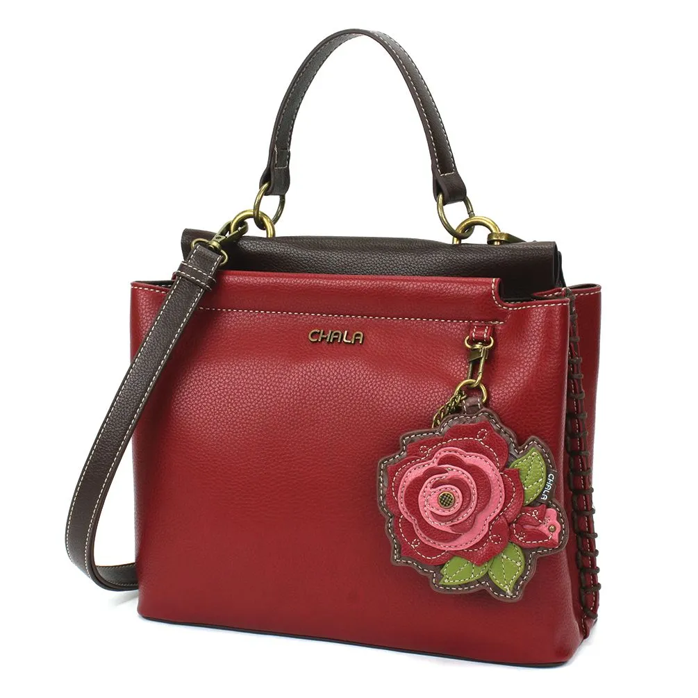 Charming Satchel - Rose Red