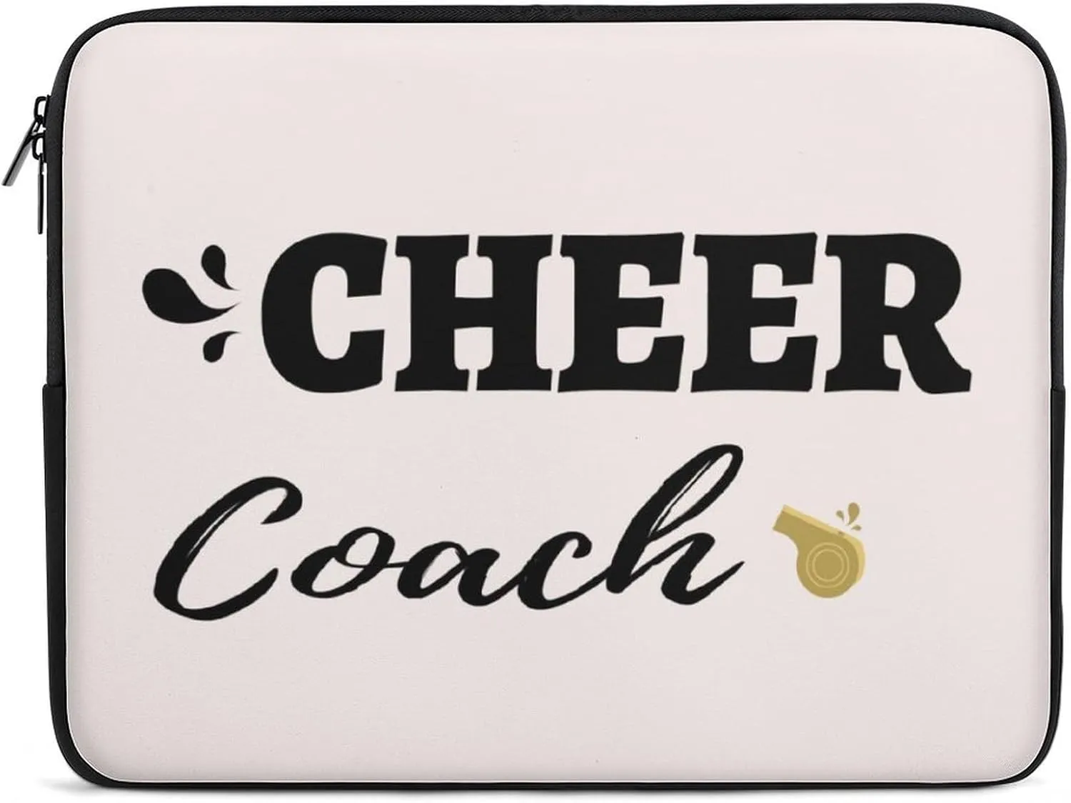 Cheerleaders and Whistles Laptop Sleeve 13/15 Inch Durable Briefcase Cover Shockproof Protective Case Handbags Portable Laptop Bag