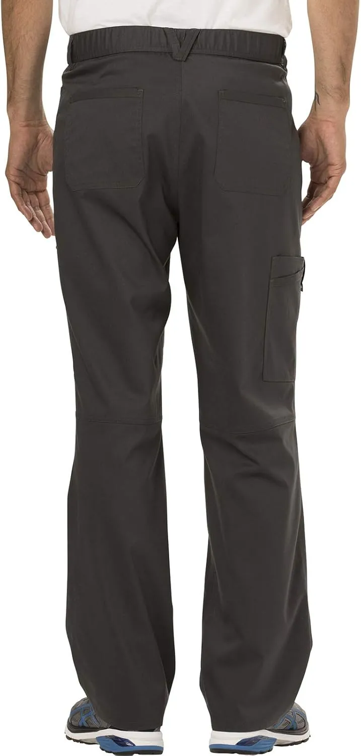 Cherokee Cargo Pants for Men Scrub, Modern Fit Inside Drawstring Bottom WW140