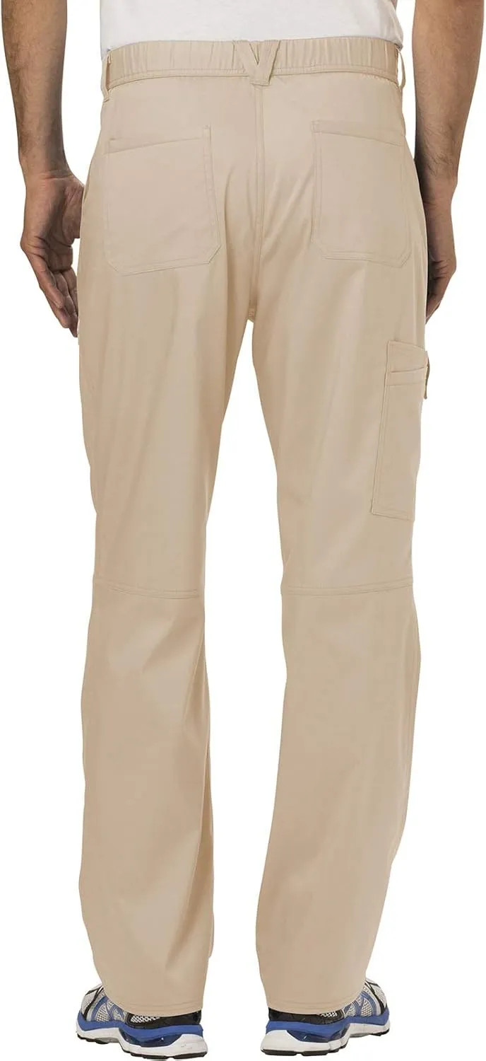Cherokee Cargo Pants for Men Scrub, Modern Fit Inside Drawstring Bottom WW140