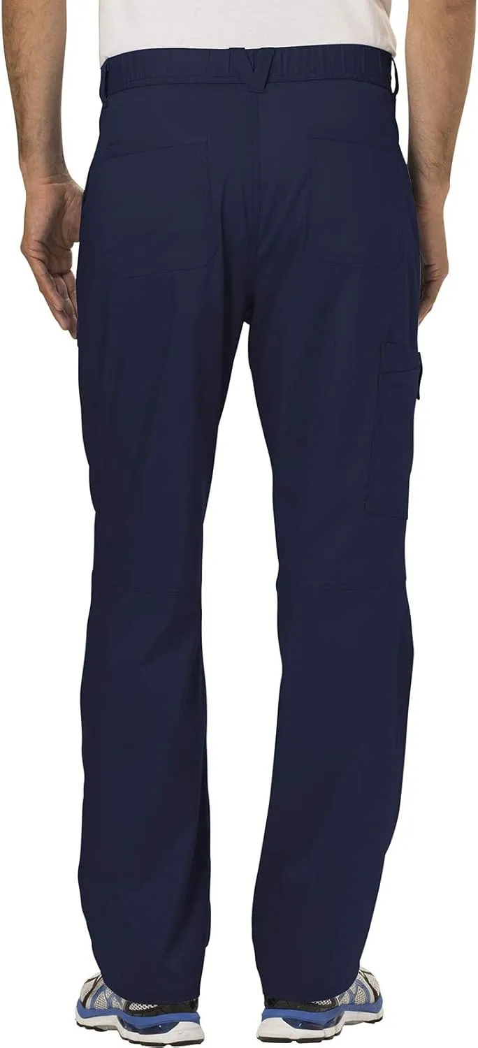Cherokee Cargo Pants for Men Scrub, Modern Fit Inside Drawstring Bottom WW140