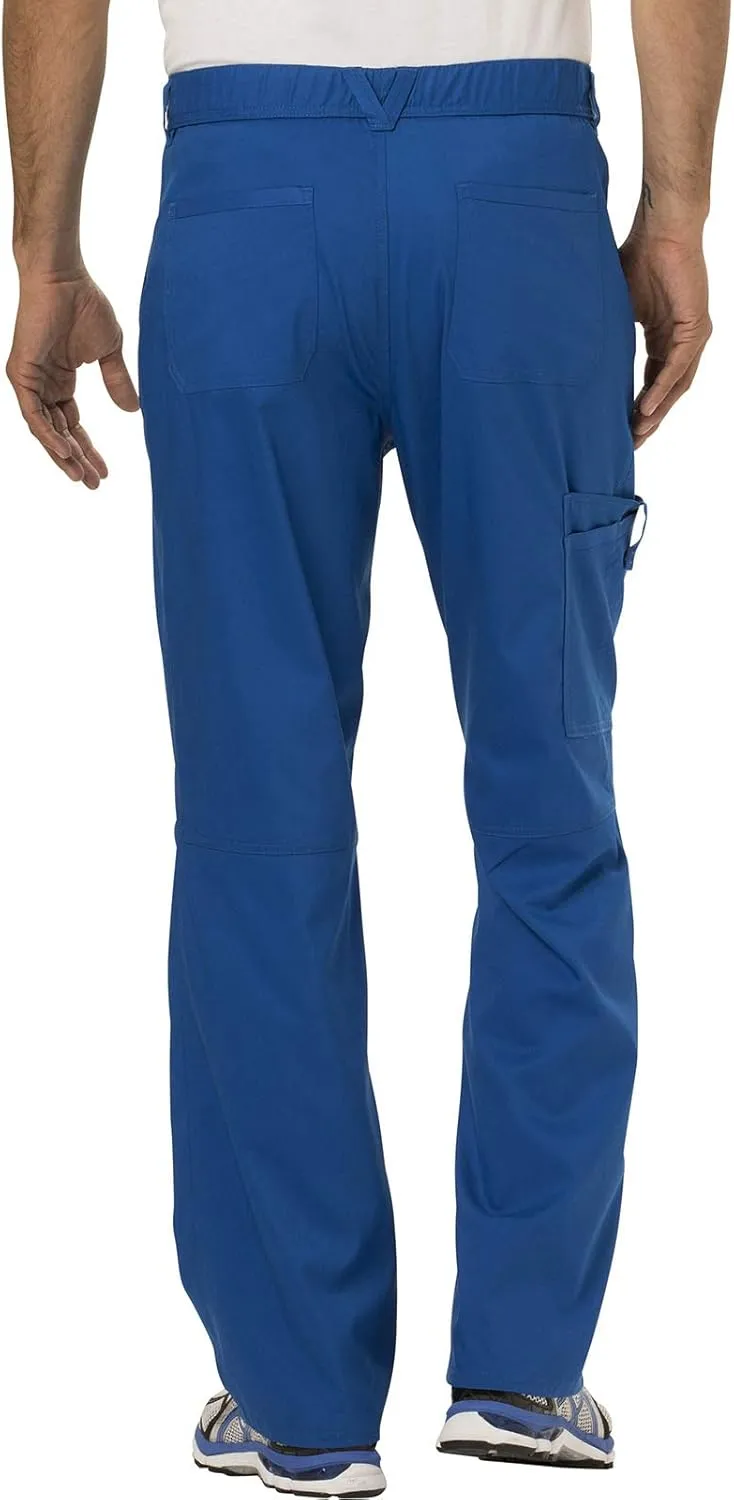 Cherokee Cargo Pants for Men Scrub, Modern Fit Inside Drawstring Bottom WW140