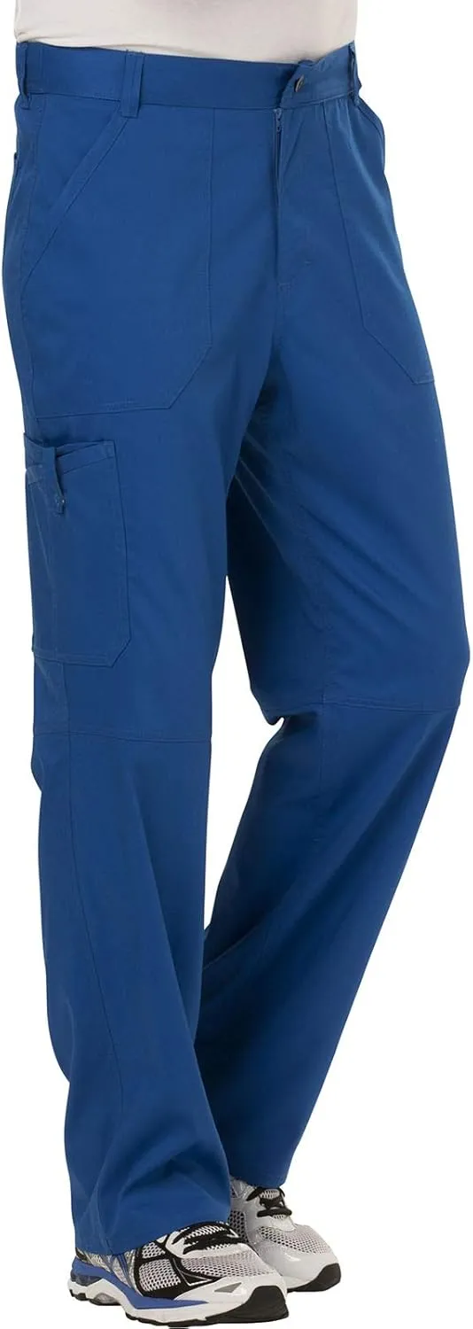 Cherokee Cargo Pants for Men Scrub, Modern Fit Inside Drawstring Bottom WW140