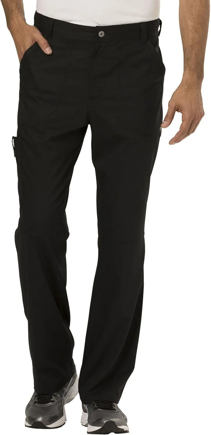 Cherokee Cargo Pants for Men Scrub, Modern Fit Inside Drawstring Bottom WW140
