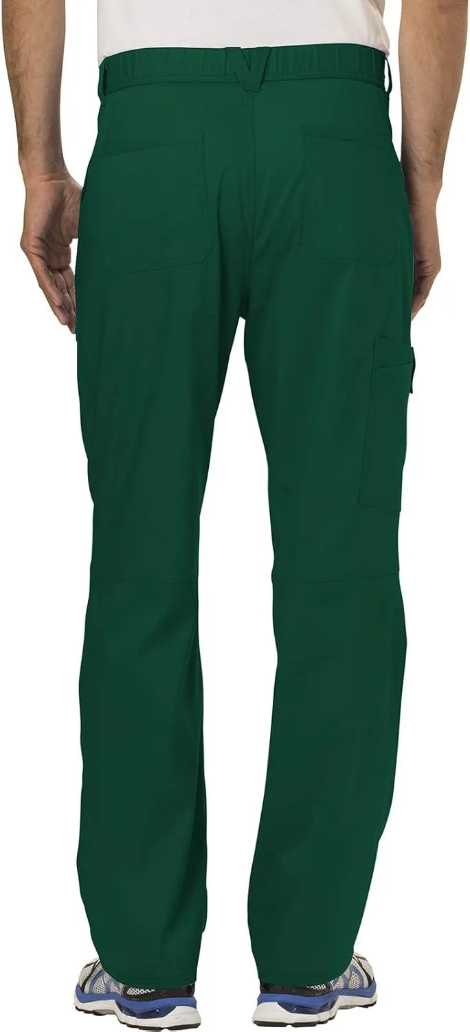 Cherokee Cargo Pants for Men Scrub, Modern Fit Inside Drawstring Bottom WW140