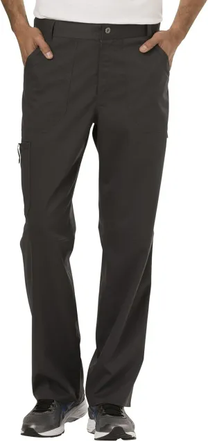 Cherokee Cargo Pants for Men Scrub, Modern Fit Inside Drawstring Bottom WW140