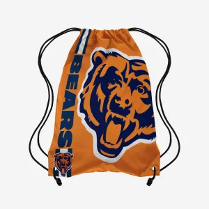 Chicago Bears Orange Alternate Color Big Logo Drawstring Backpack