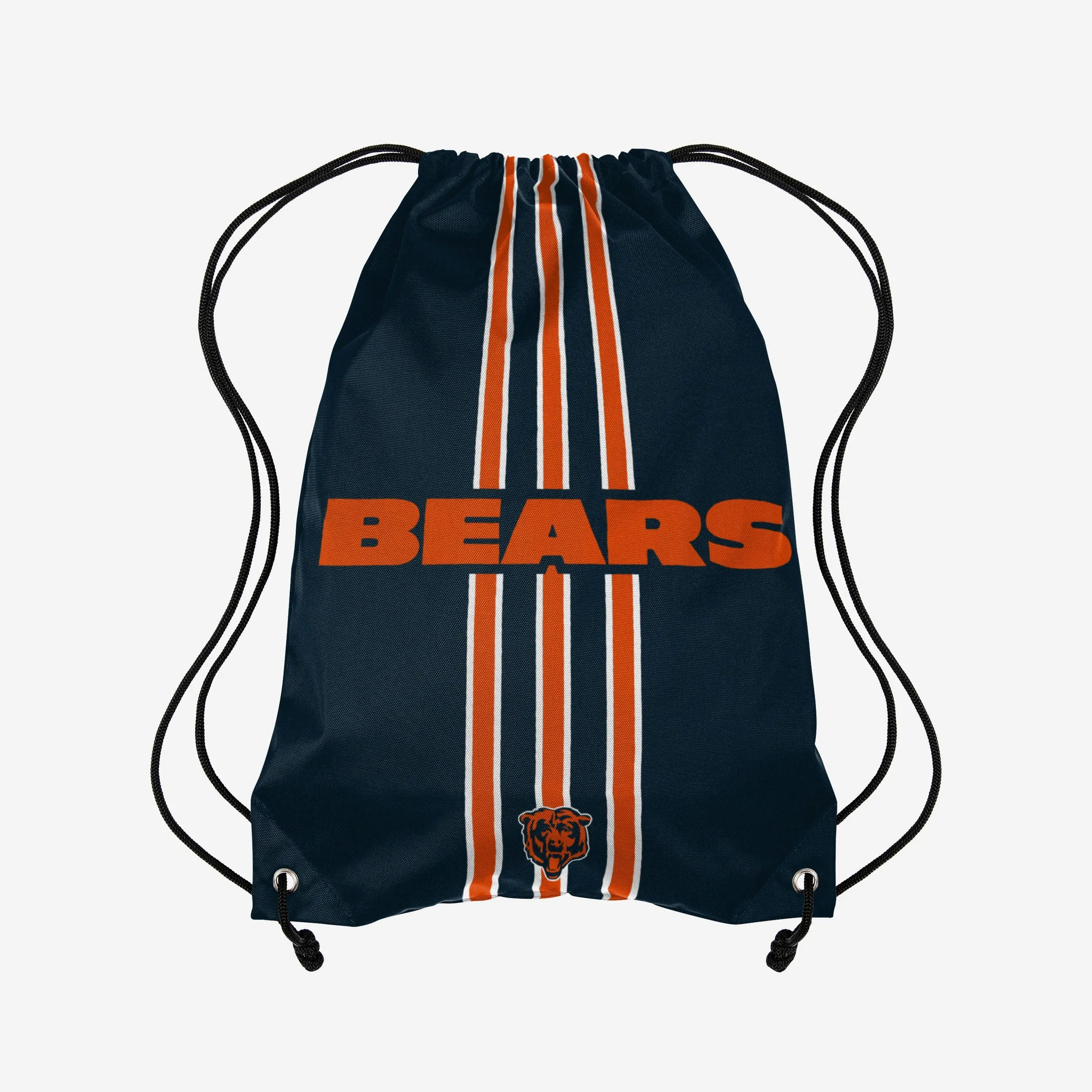 Chicago Bears Team Stripe Wordmark Drawstring Backpack