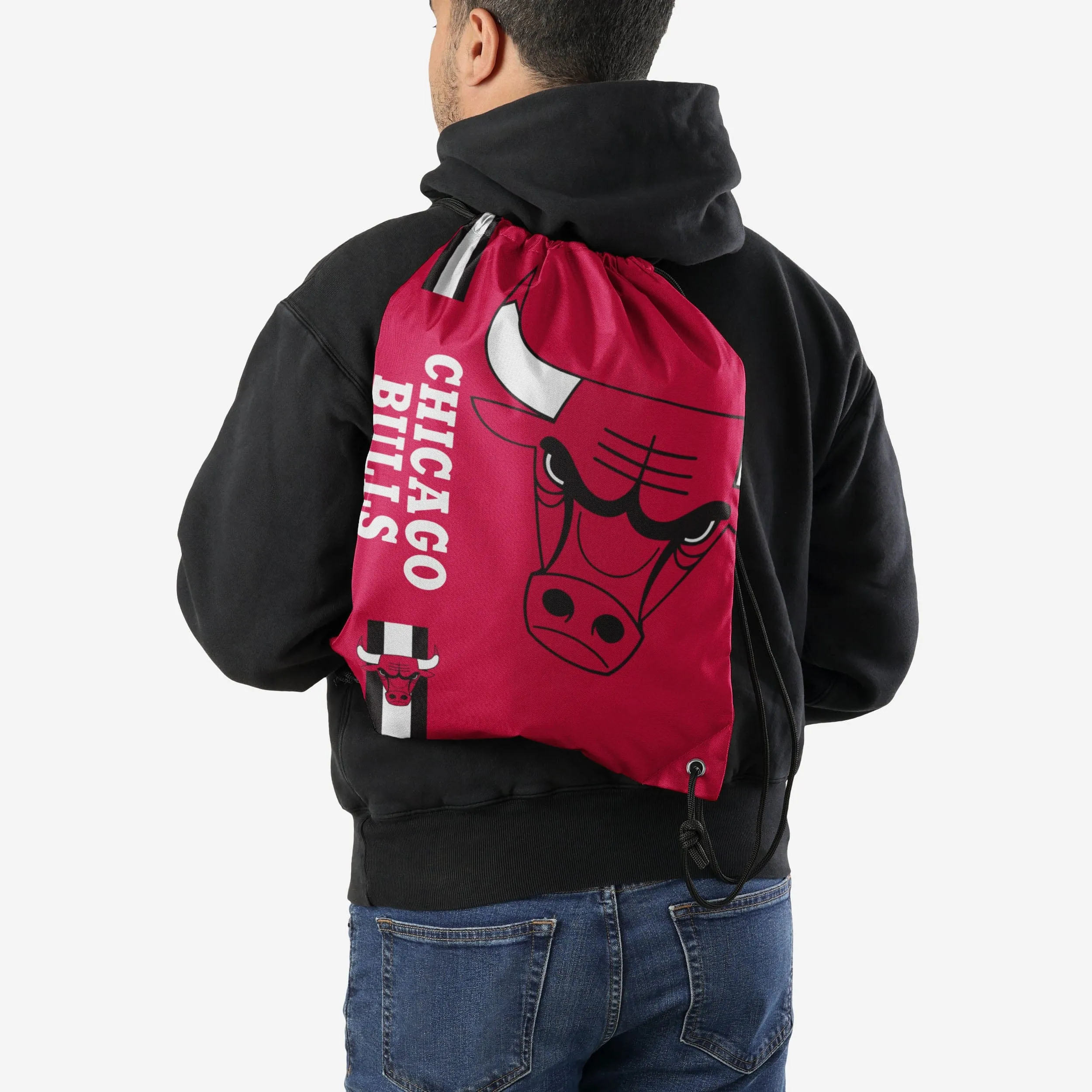 Chicago Bulls Big Logo Drawstring Backpack