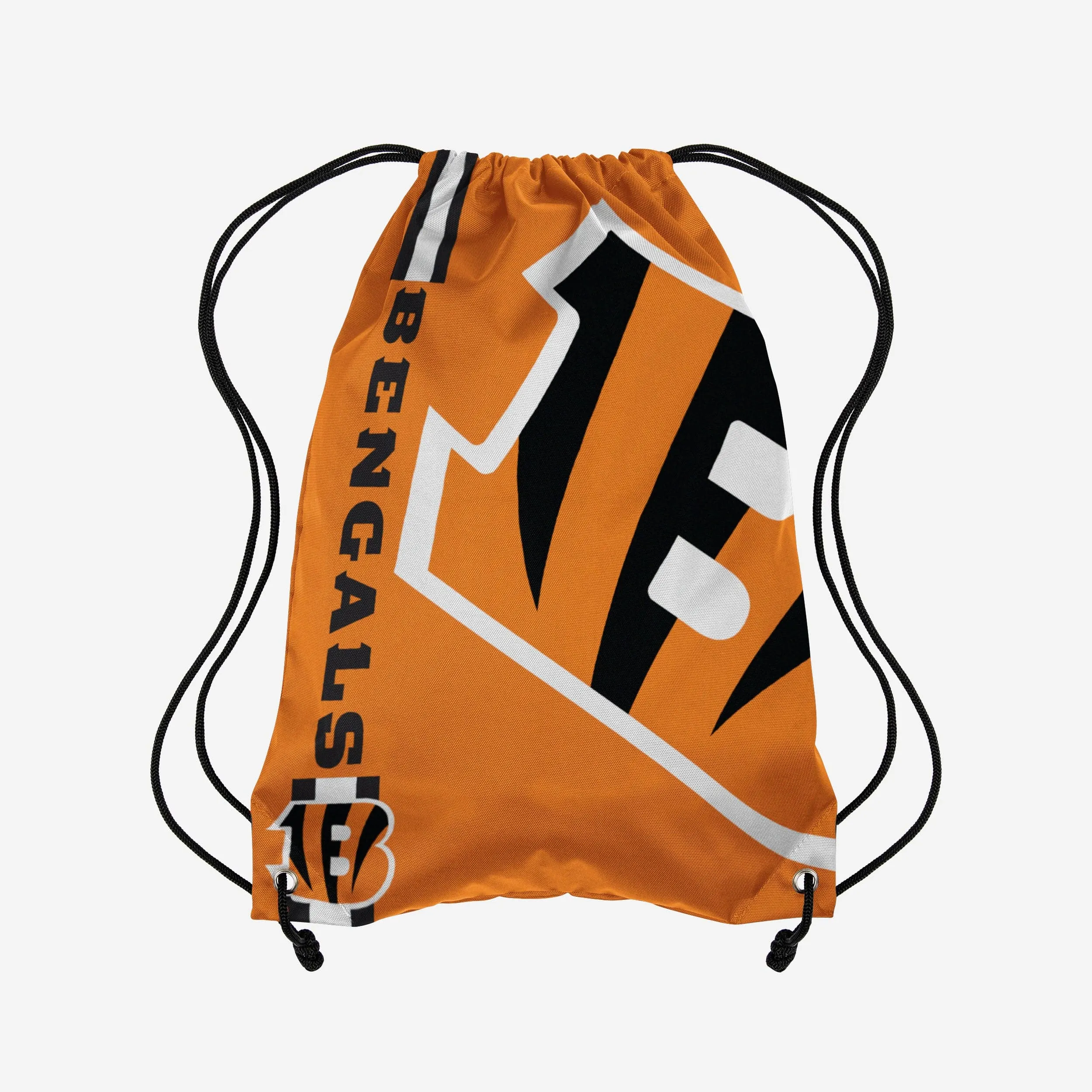 Cincinnati Bengals Orange Alternate Color Big Logo Drawstring Backpack