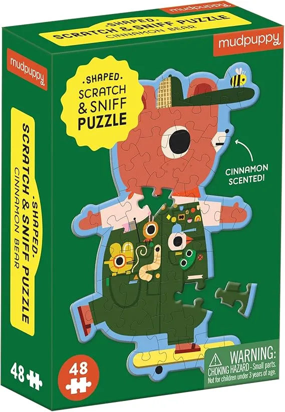 Cinnamon Bear Scratch & Sniff Mini Puzzle