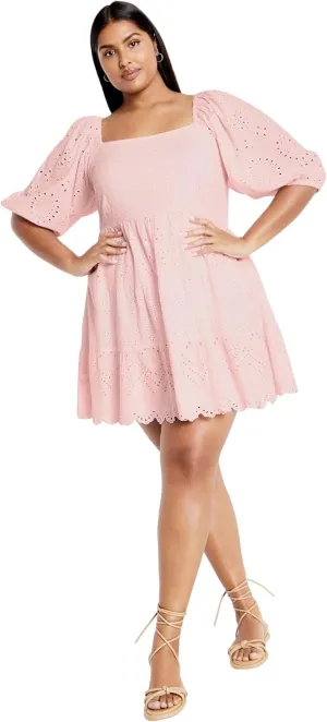 City Chic Plus Size Dress, Destiny Mini Dress