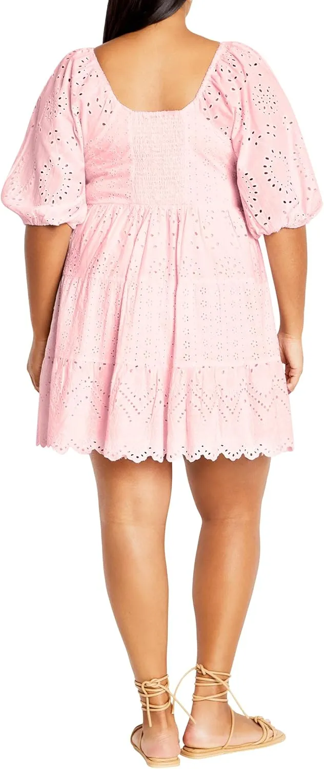City Chic Plus Size Dress, Destiny Mini Dress