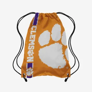 Clemson Tigers Big Logo Drawstring Backpack