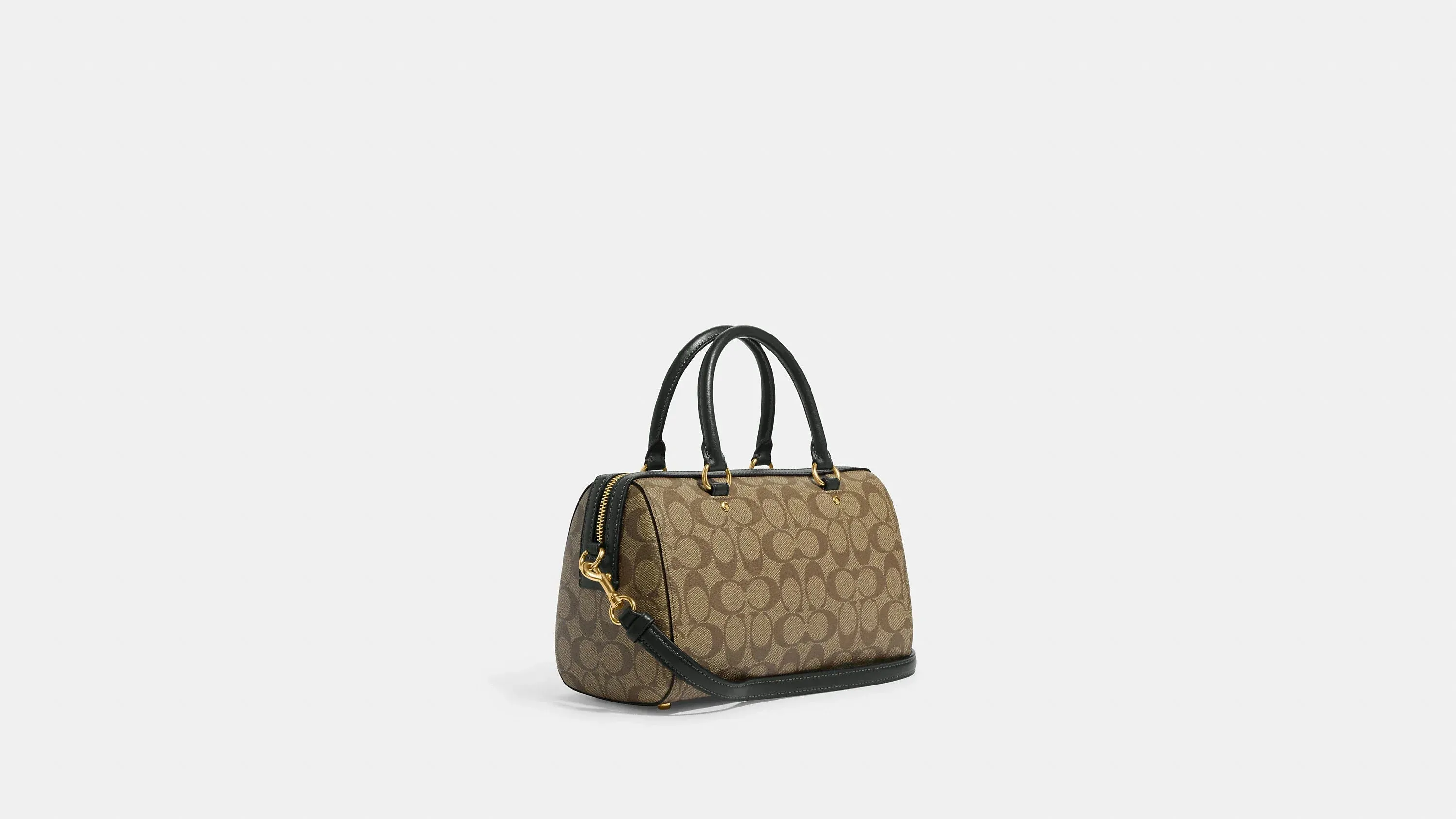 Coach Rowan Satchel In Signature Canvas