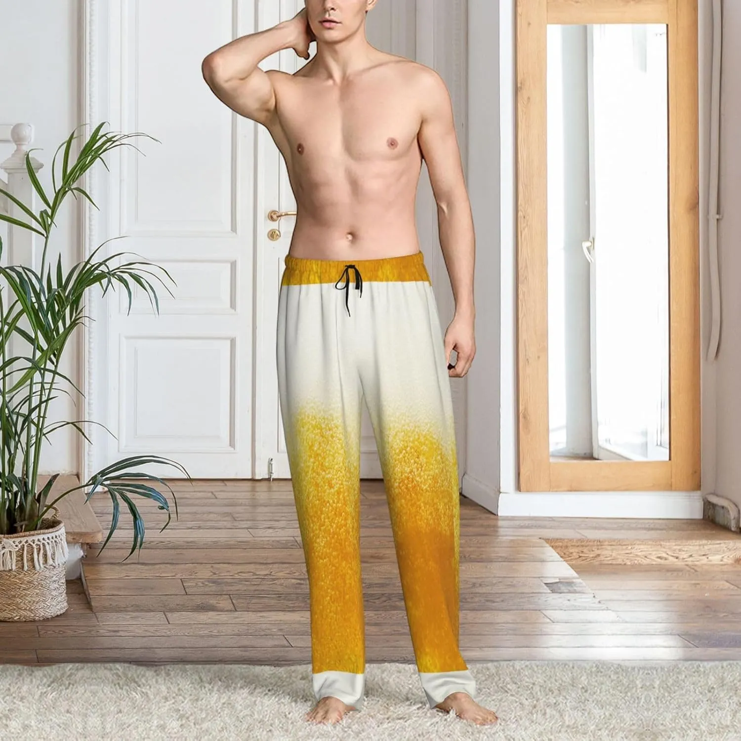 Colorful Candy Men'S Pajama Bottoms Lounge Sleepwear Loose Soft Comfort Pajama Pants With Pockets