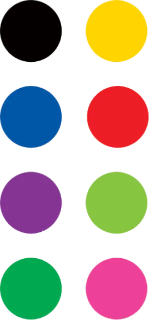 Colorful Circles Mini Stickers