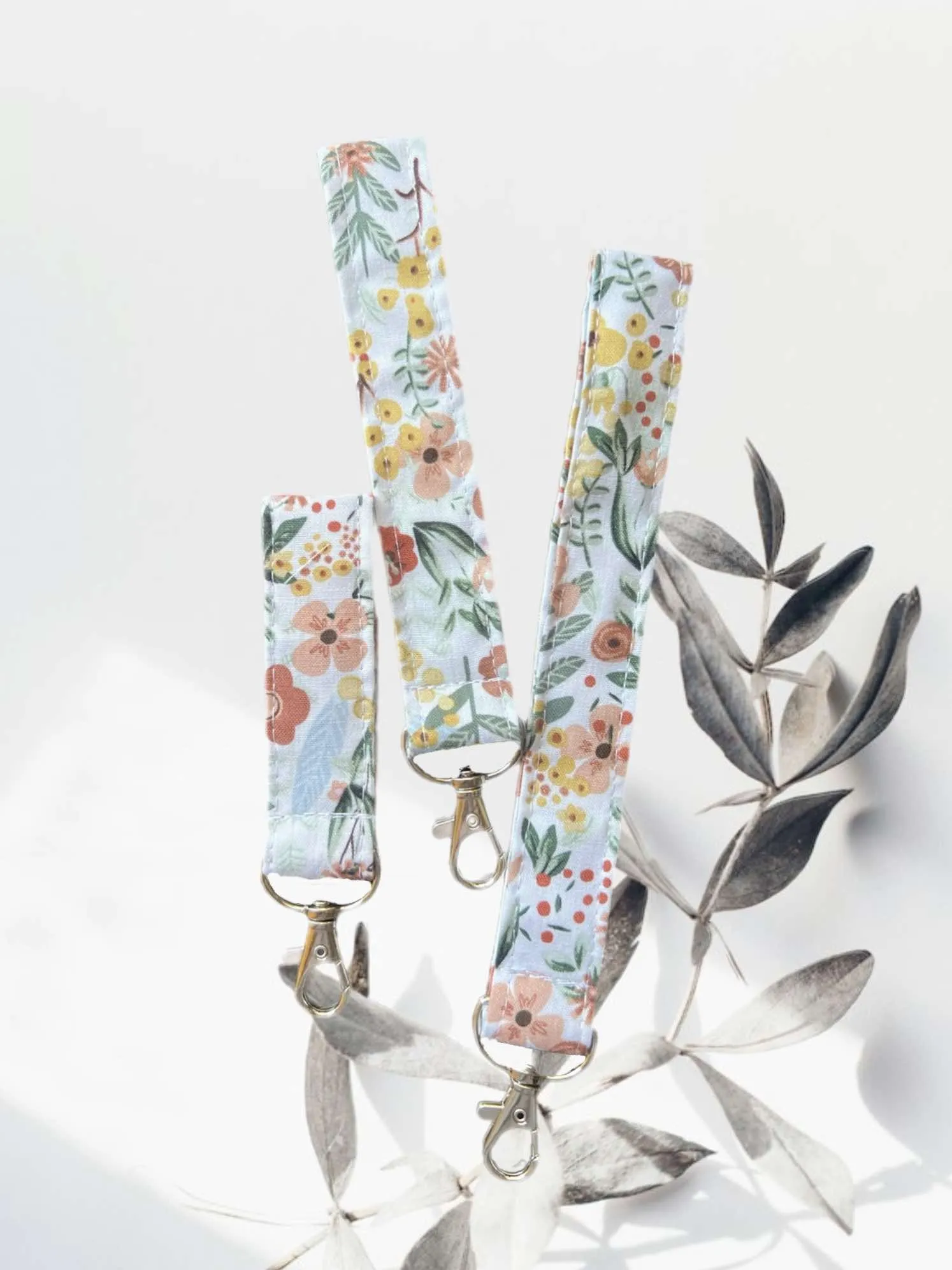 Colorful Floral Wristlet