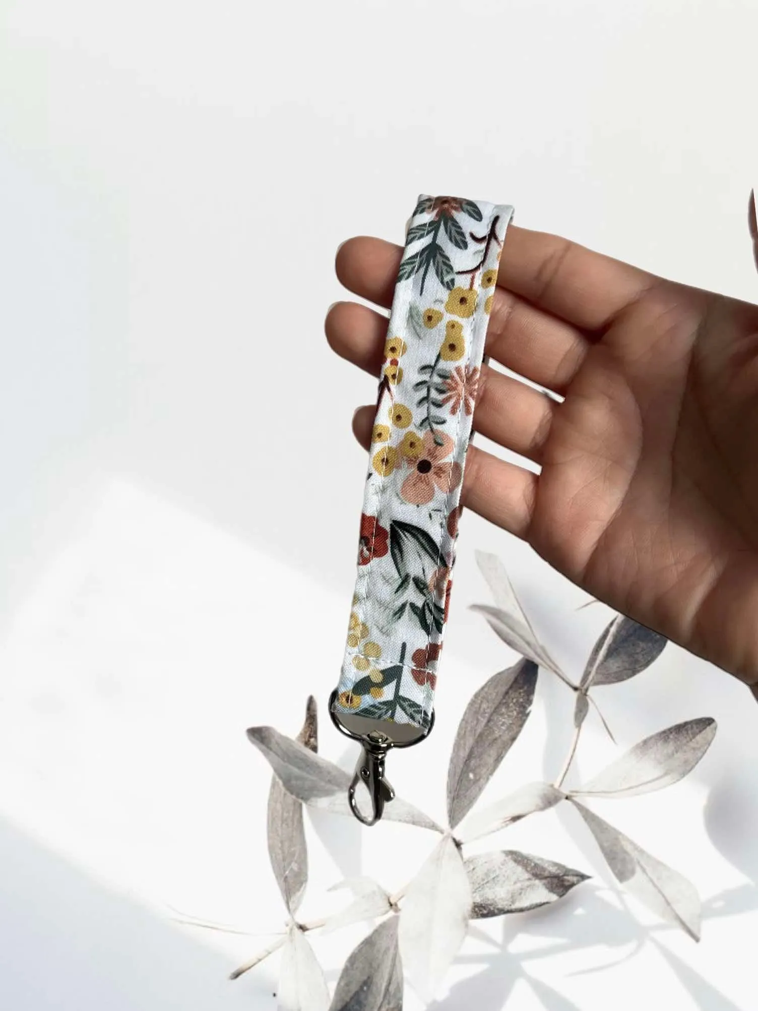 Colorful Floral Wristlet