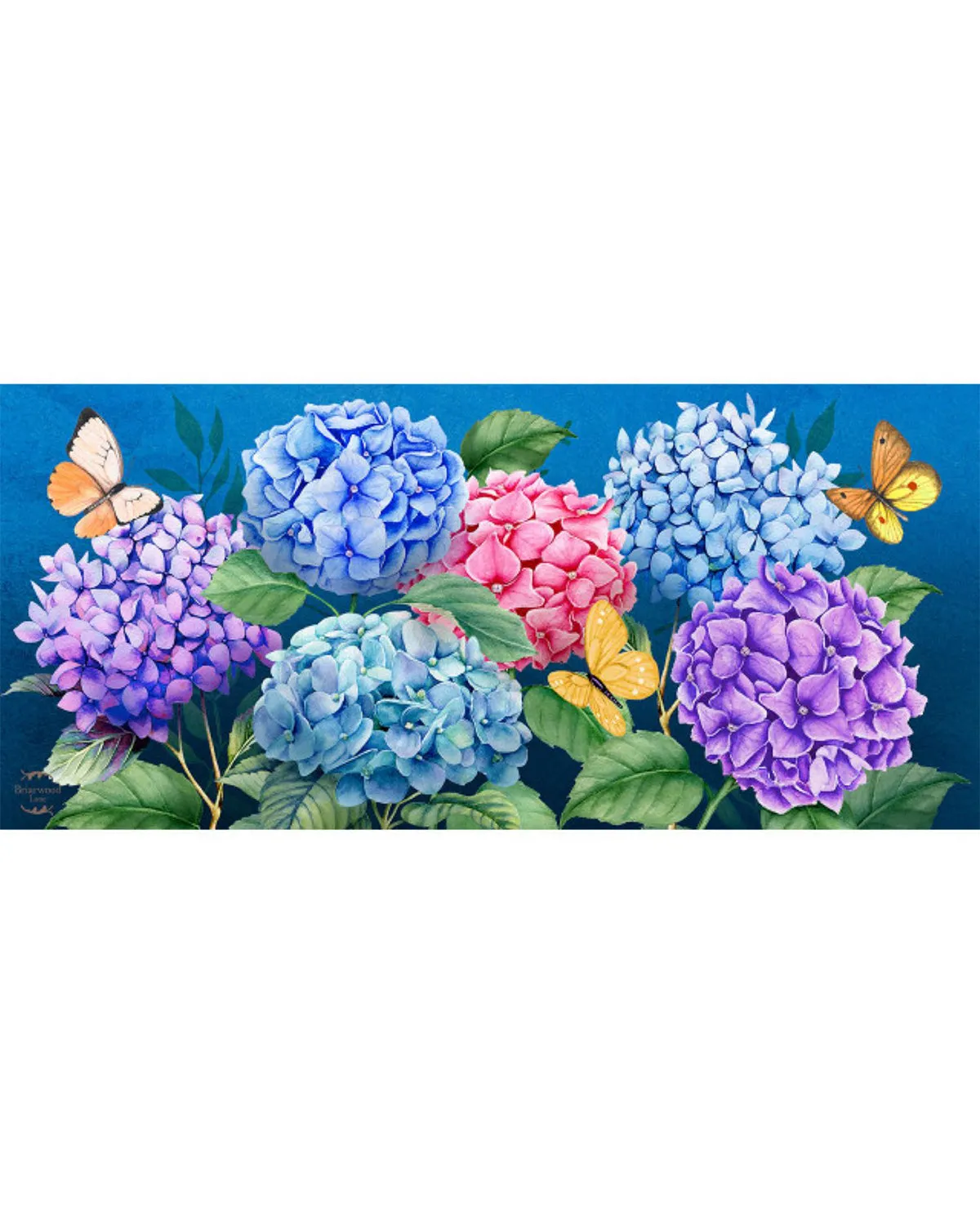 Colorful Hydrangeas Mini Mat