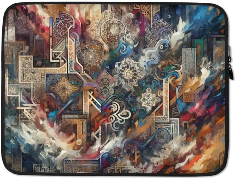 Colorful Renaissance Dreamscape Shockproof Laptop Sleeve Case Protective Computer Carrying Bag for Work Travel