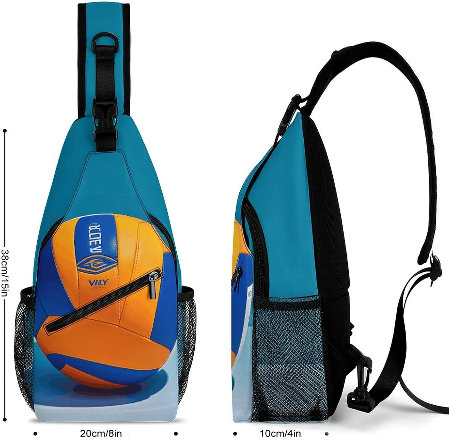 Colorful Spring Flowers Crossbody Bag, Sling Bag, Sling Backpack, Belt Bags for Travel Outdoors Hiking
