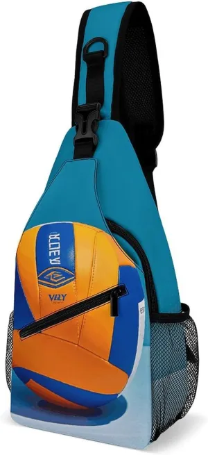 Colorful Spring Flowers Crossbody Bag, Sling Bag, Sling Backpack, Belt Bags for Travel Outdoors Hiking