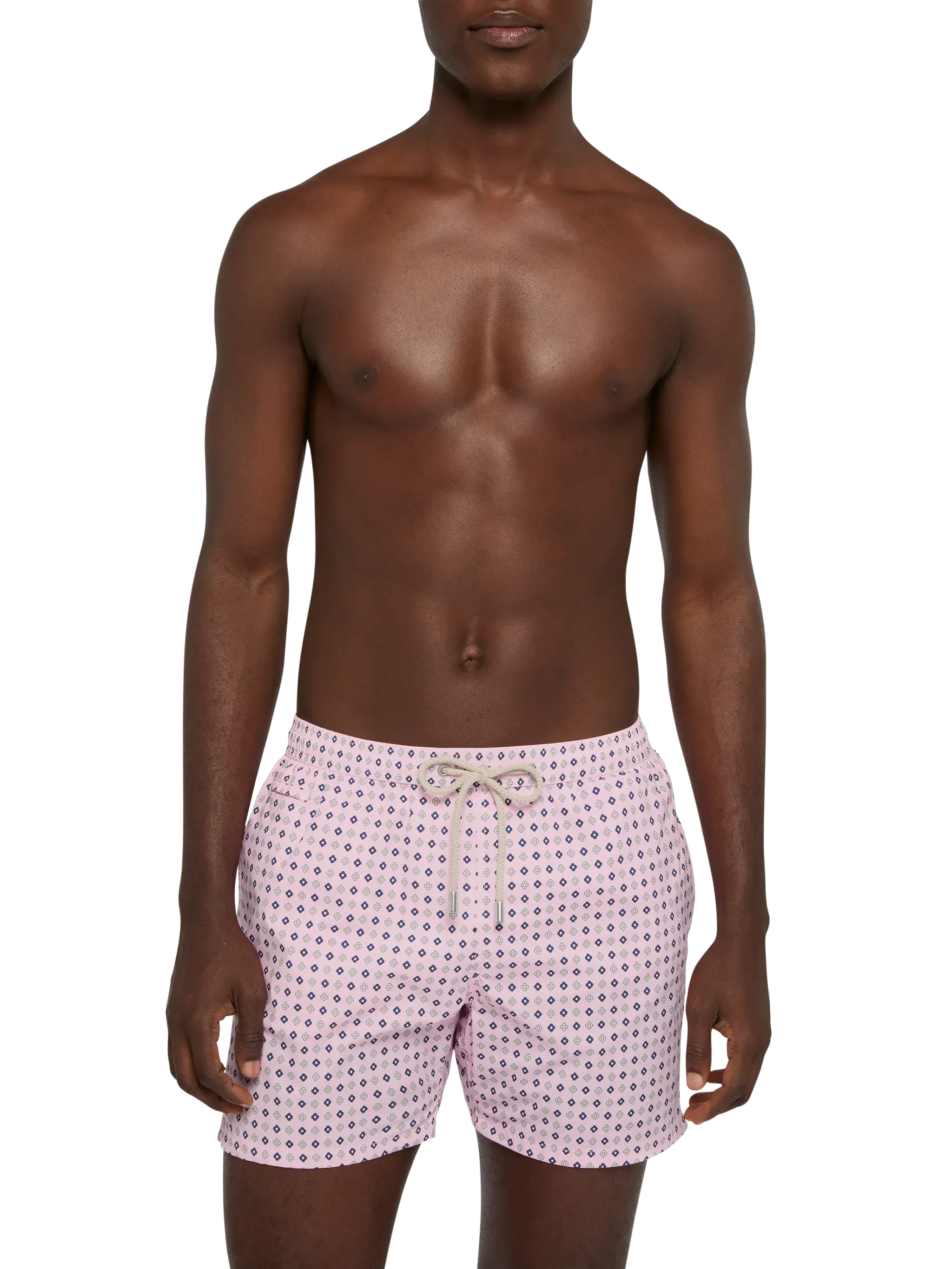 Comfort Light swim shorts with tie print