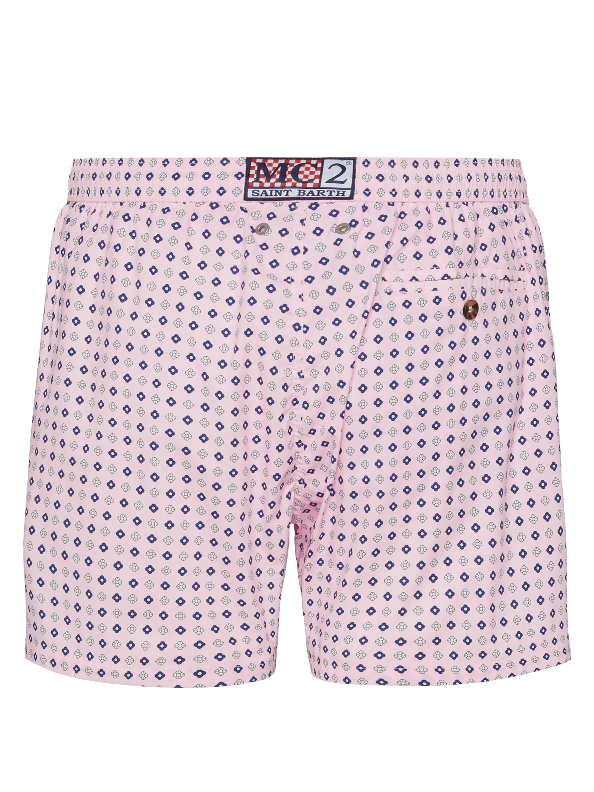 Comfort Light swim shorts with tie print
