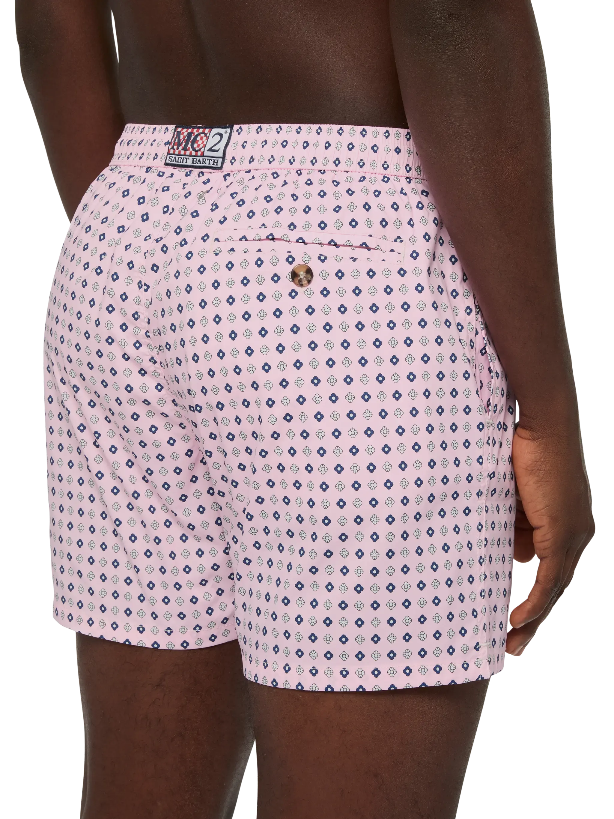 Comfort Light swim shorts with tie print
