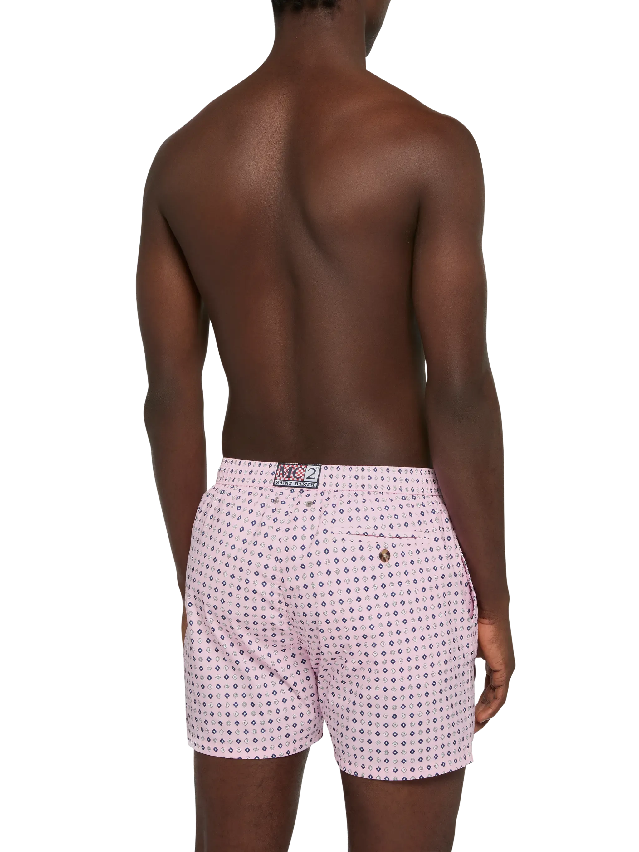 Comfort Light swim shorts with tie print