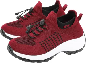 Comfort Wear Orthowear Shoes for Women Arch Support Orthopedic Sock Sneakers Slip-On Breathable Walking Shoe Air Cushion Athletic Shoes Causal Running Jogging Shoe Anti Slip Platform Sneaker