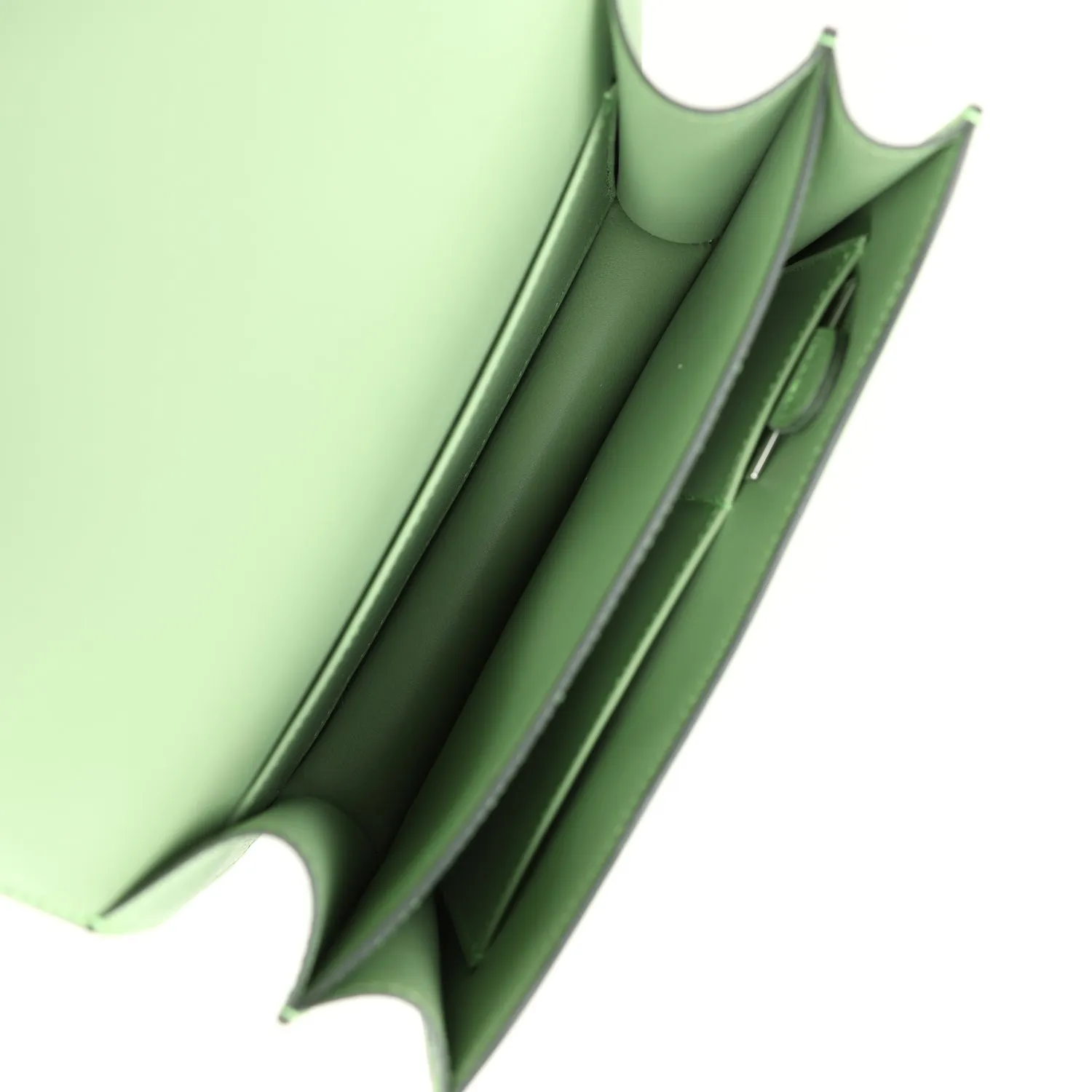 Constance 18 Vert Criquet Epsom Marquette Hardware