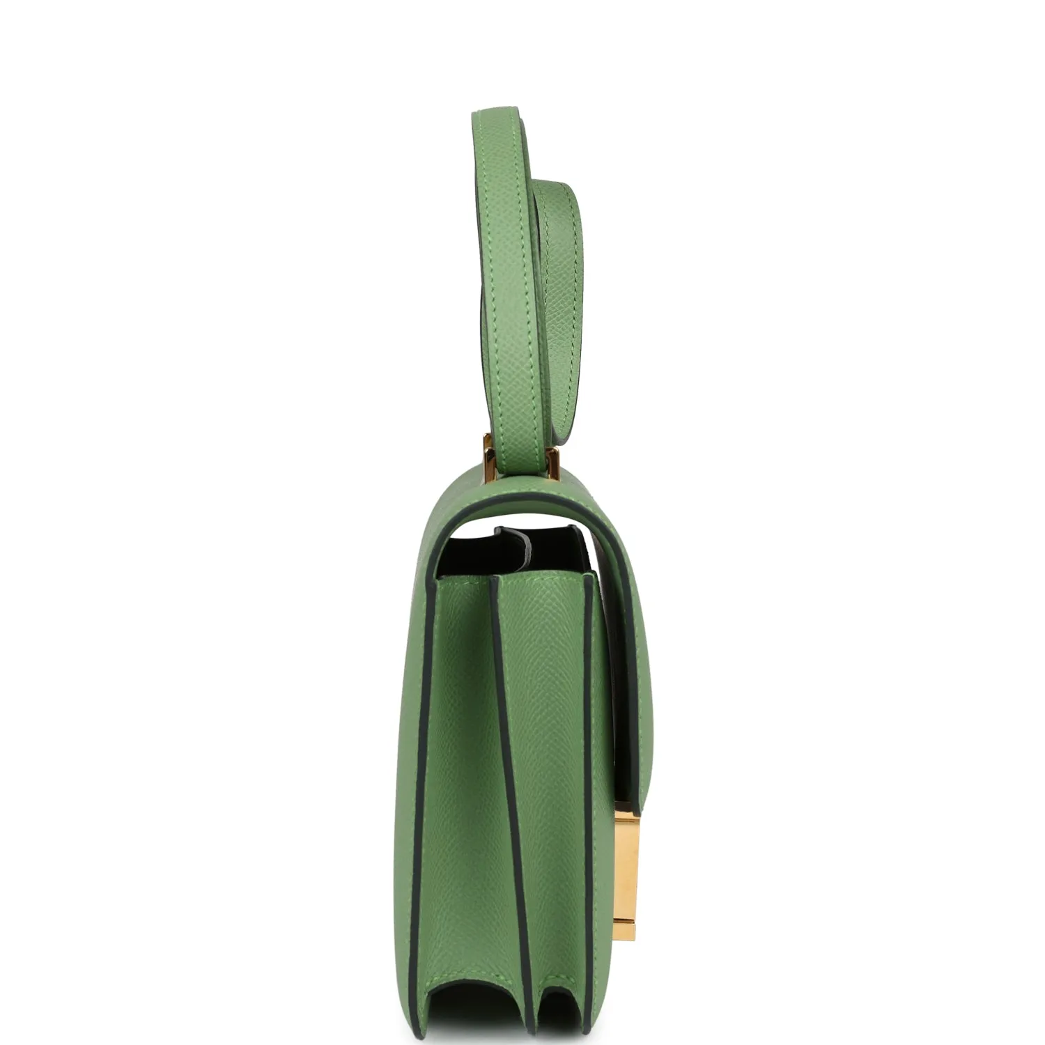 Constance 18 Vert Criquet Epsom Marquette Hardware