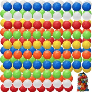 Coopay Plastic Golf Balls Practice Balls Realistic Feel and Flight Sport Training for Indoor or Outdoor Backyard Golf Training