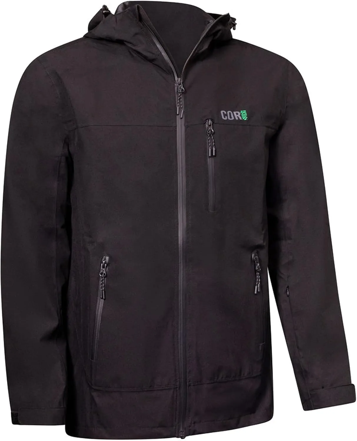 COR Men's Packable Waterproof Travel Rain Jacket | The Ultimate All-Season Breathable Rain Coat for Men with Secret Pockets