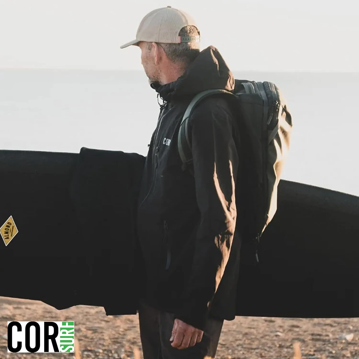 COR Men's Packable Waterproof Travel Rain Jacket | The Ultimate All-Season Breathable Rain Coat for Men with Secret Pockets