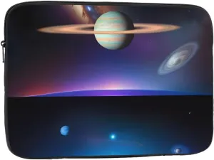 Cosmic Saturn Prints Shockproof Portable Laptop Sleeve Bag 15 inch for Men and Women Business Travel, Office Daily Use