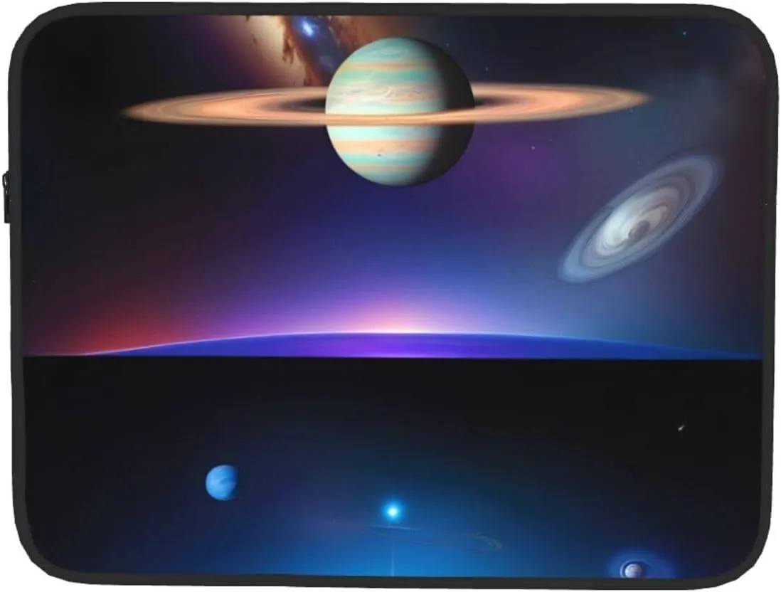 Cosmic Saturn Prints Shockproof Portable Laptop Sleeve Bag 15 inch for Men and Women Business Travel, Office Daily Use