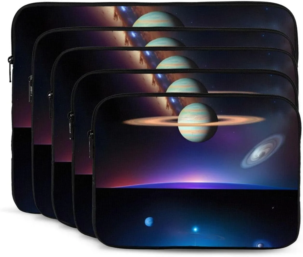 Cosmic Saturn Prints Shockproof Portable Laptop Sleeve Bag 15 inch for Men and Women Business Travel, Office Daily Use